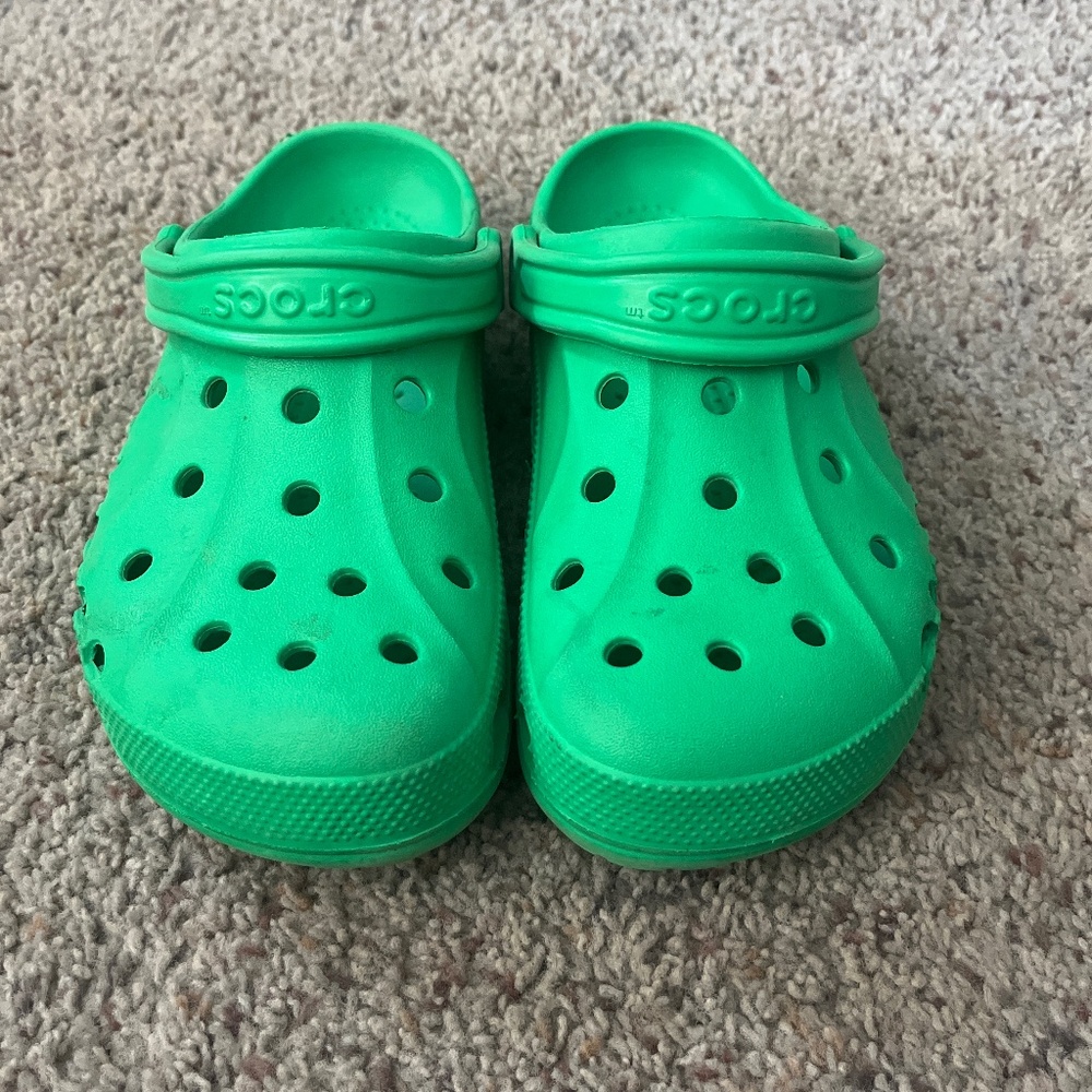 Green Crocs